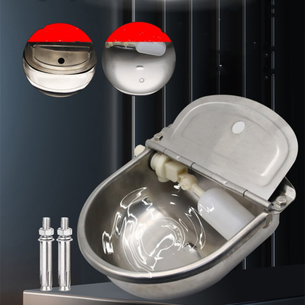 🐴💧 Abbeveratoio Automatico in Acciaio Inox con Galleggiante - Acqua Sempre Fresca!