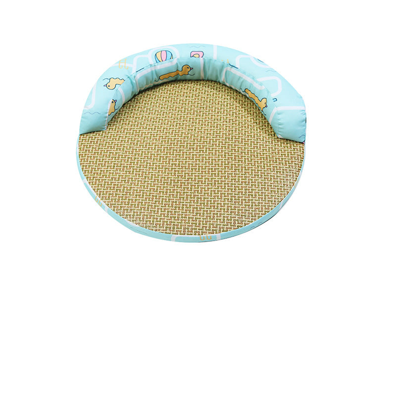 🧊🐈 Cuccia Estiva Rinfrescante in Rattan per Gatti e Cani - Riposo Fresco garantito!