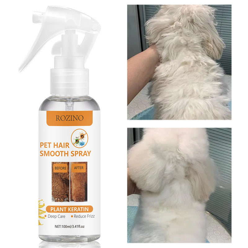 🍊✨ Spray Scioglinodi e Antistatico per Cani e Gatti - Pelo Morbido e Profumato in un Istante!