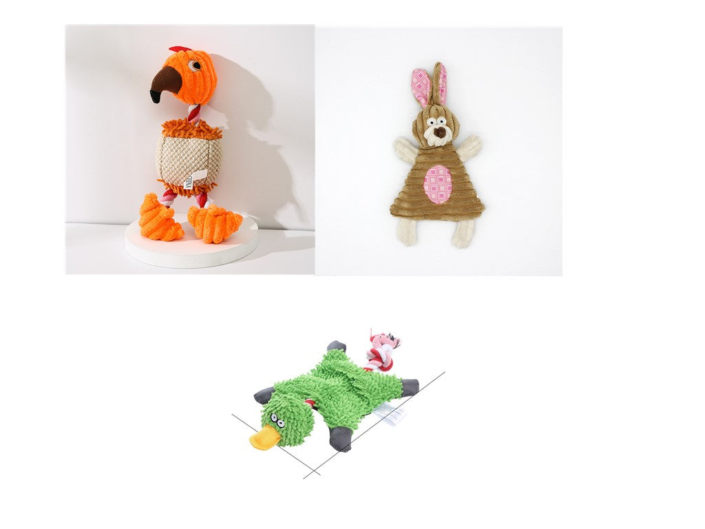 🐶🐴 Peluche Sonoro a Forma di Asinello in Velluto a Coste - Morbido, Sicuro e Pulisci-Denti!