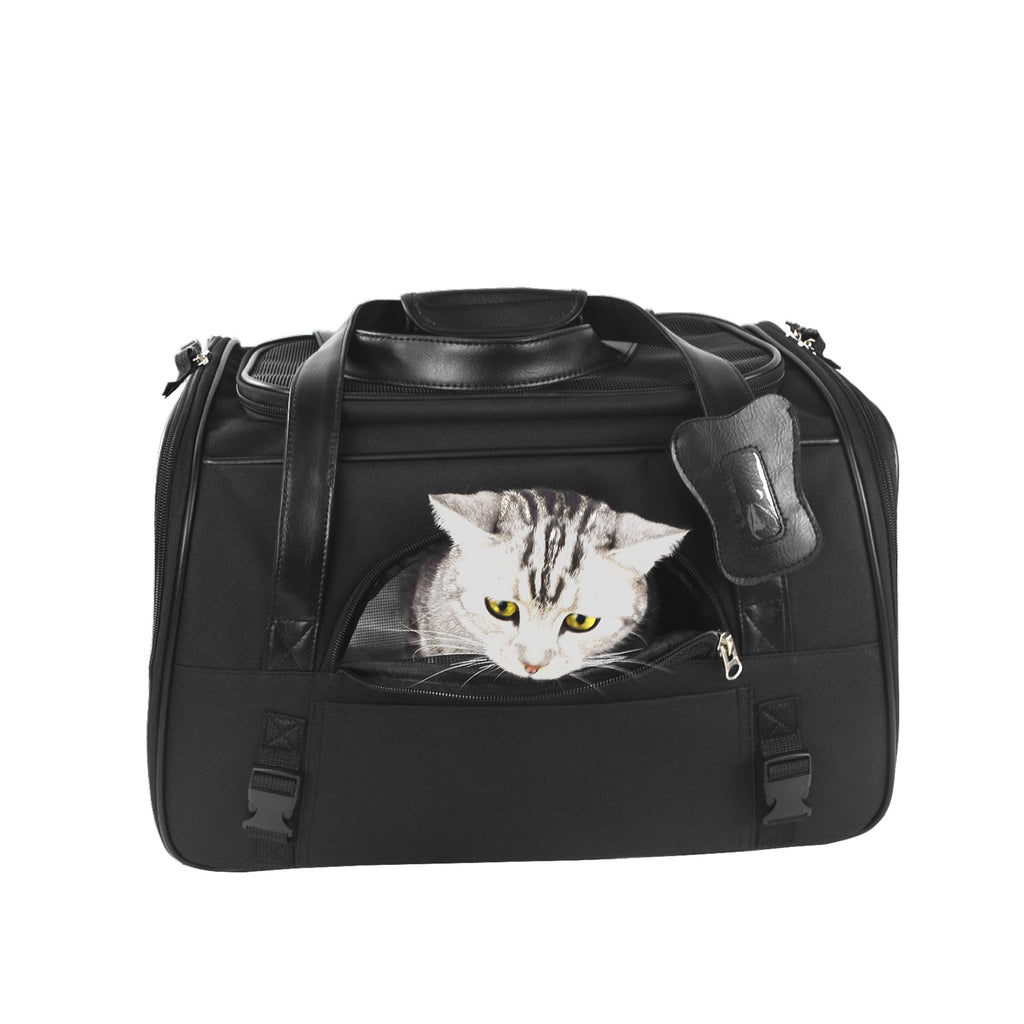 Borsa Trasportino "Travel-Luxury": Viaggi in Prima Classe, Comfort Imbottito e Zero Stress ✈️🐾
