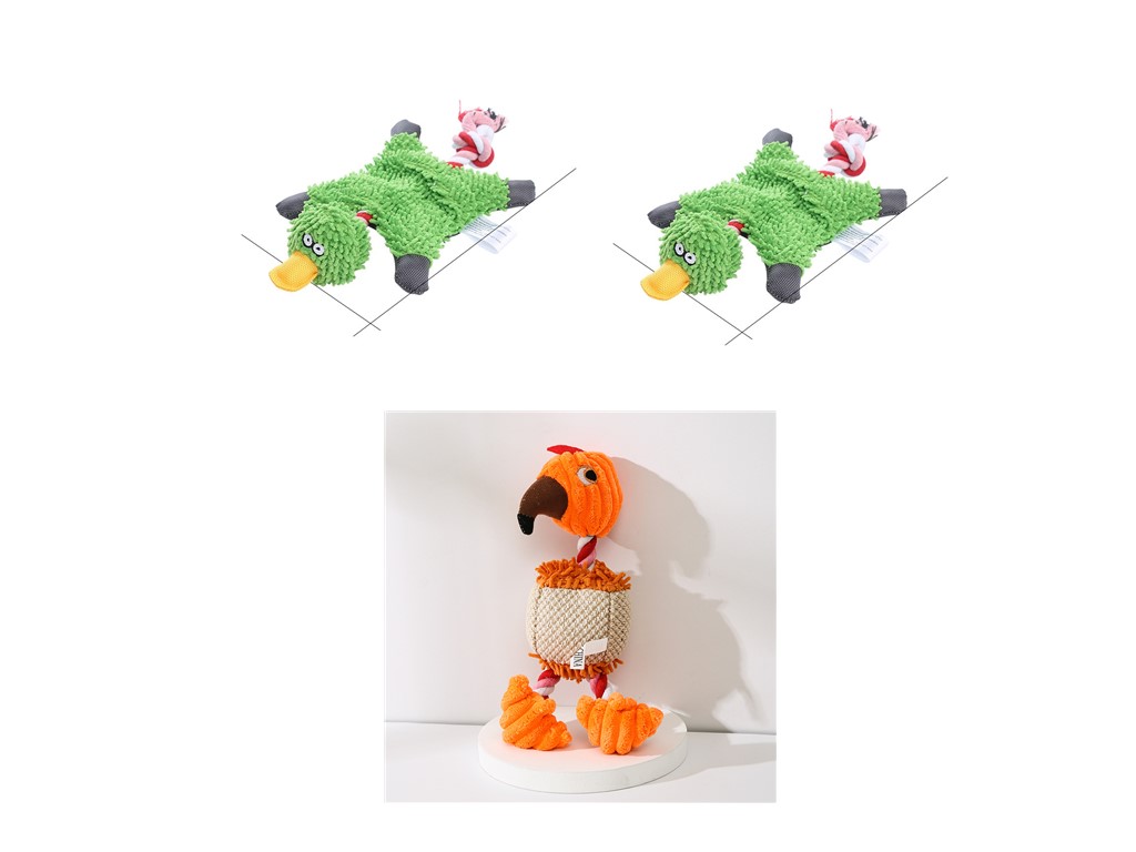 🐶🐴 Peluche Sonoro a Forma di Asinello in Velluto a Coste - Morbido, Sicuro e Pulisci-Denti!
