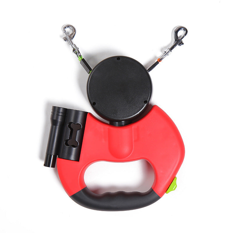 Guinzaglio "Twin-Power" 360°: Due Cani, Zero Gatti da Pelare e Controllo Totale 🐕‍🦺🐕‍🦺