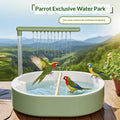 🦜💦 Vasca da Bagno Automatica con Fontana per Pappagalli - Igiene e Divertimento!