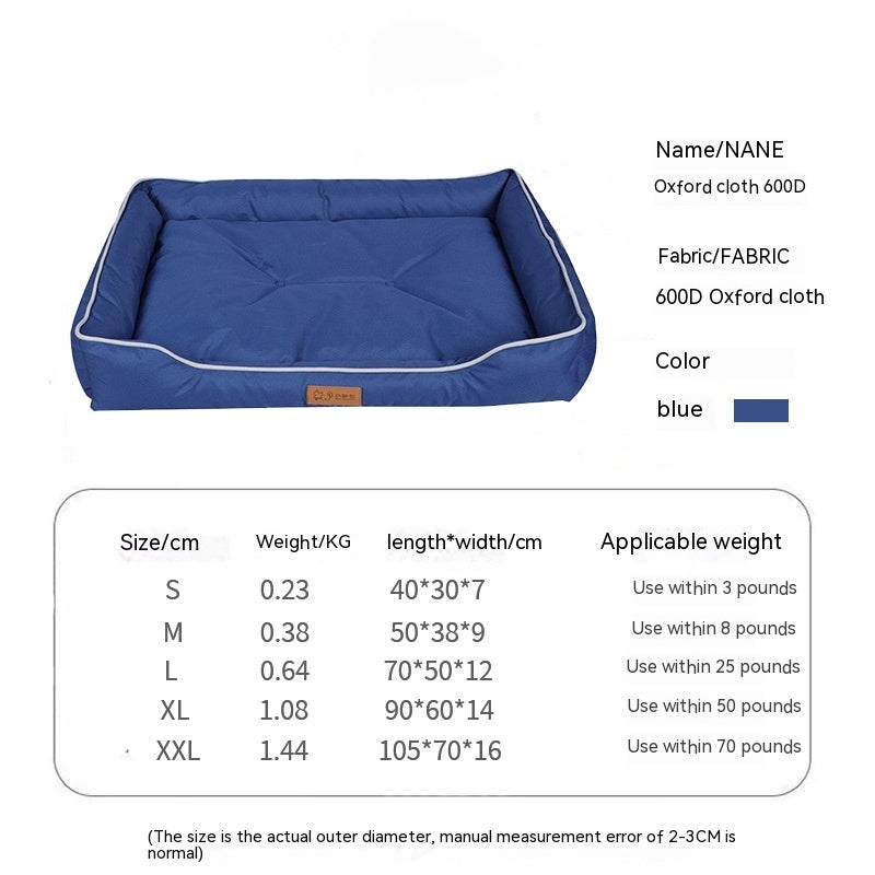 🛏️🐕 Cuccia a Divanetto in Tessuto Oxford Premium - Impermeabile e Indistruttibile!