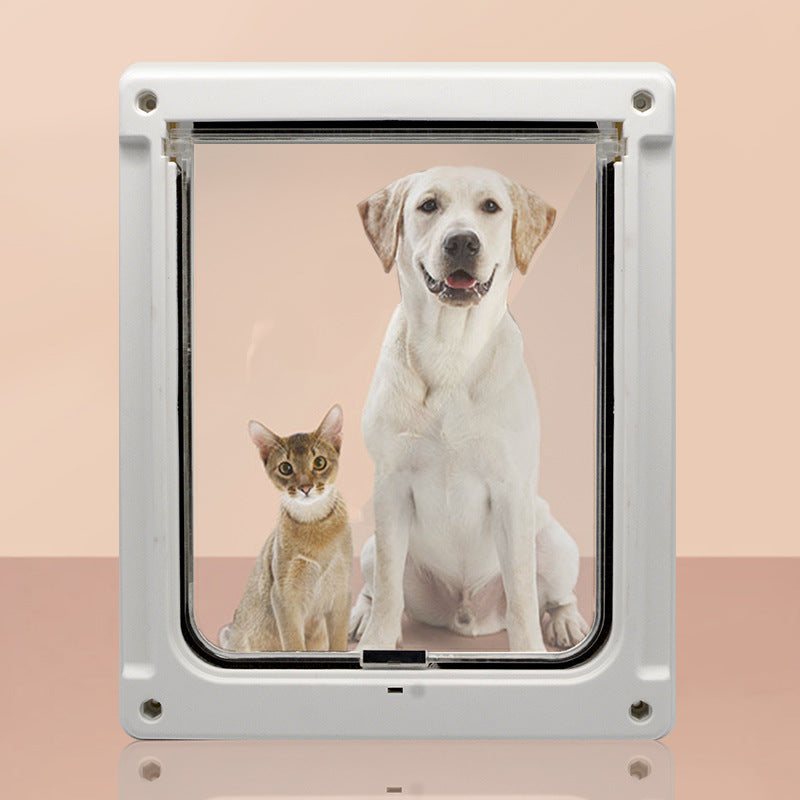 🚪🐾 Porta Basculante per Gatti e Cani con Chiusura Direzionale a 4 Vie - Libertà Totale!