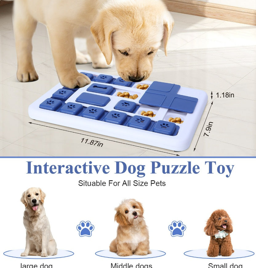 🧩🔊 Gioco Puzzle Interattivo Sonoro per Cani - Allena l'Intelligenza e Rallenta il Pasto!
