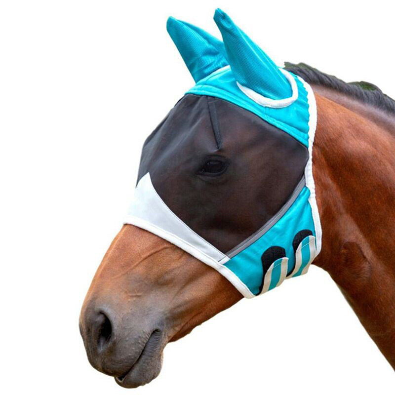 🐴🛡️ Maschera Anti mosche Traspirante per Cavalli - Comfort e Protezione Totale!