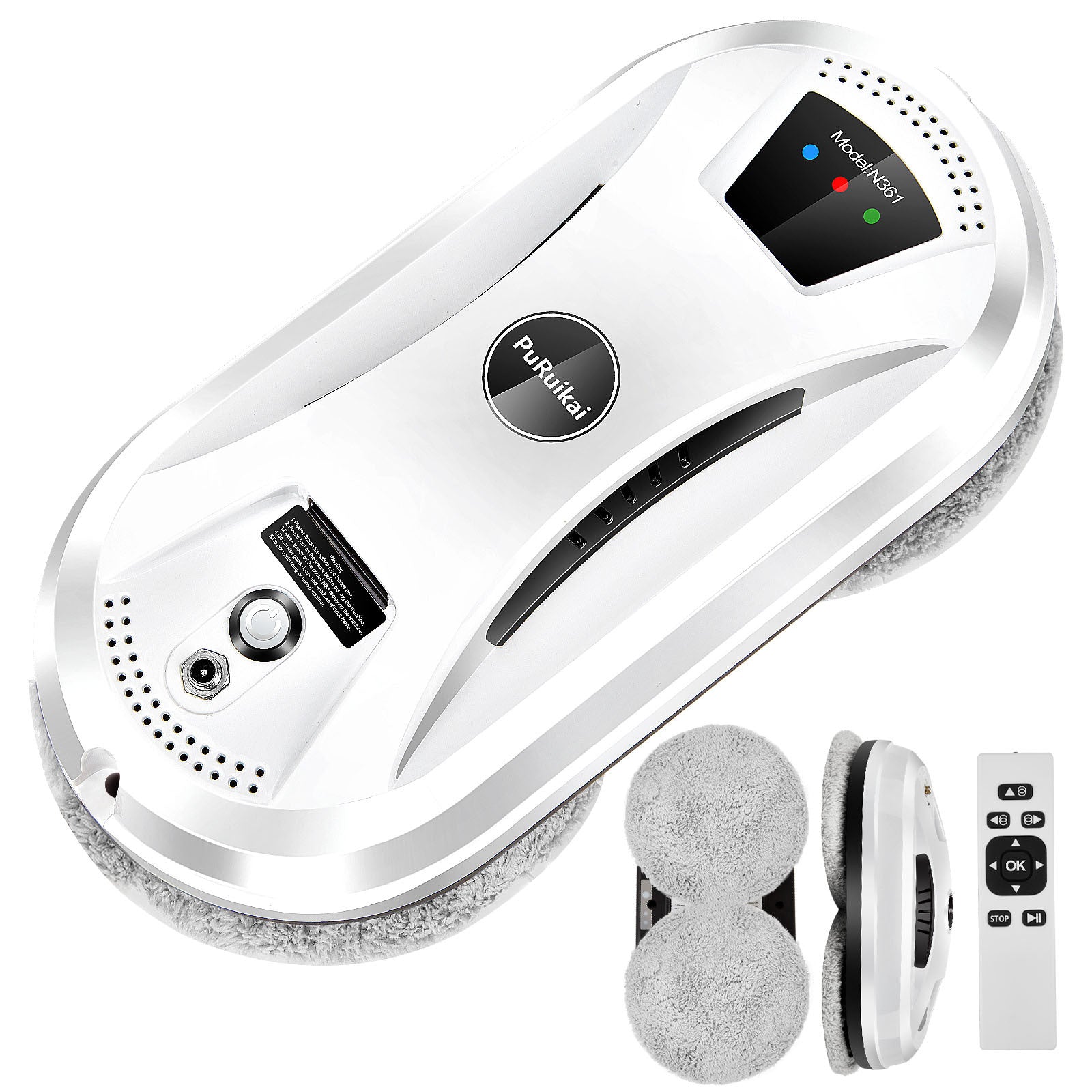 ✨🪟 Robot Lavavetri Automatico Smart - Addio Nasate e Sbavate sui Vetri!Anche per acquario.