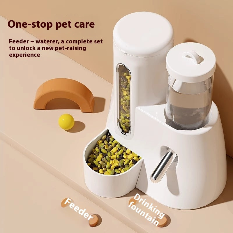 Dispenser Automatico 2-in-1: Pasti Sempre Freschi, Igiene Totale e Zero Sprechi 🐹💧