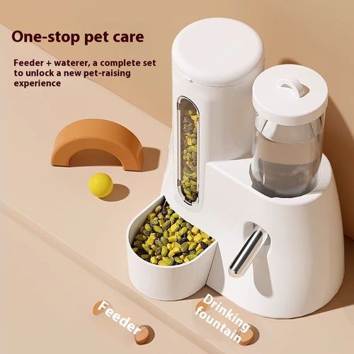 Dispenser Automatico 2-in-1: Pasti Sempre Freschi, Igiene Totale e Zero Sprechi 🐹💧