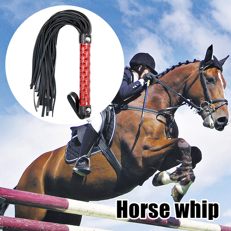 🏇🐎 Frustino da Equitazione in Pelle Intrecciata - Precisione ed Eleganza!