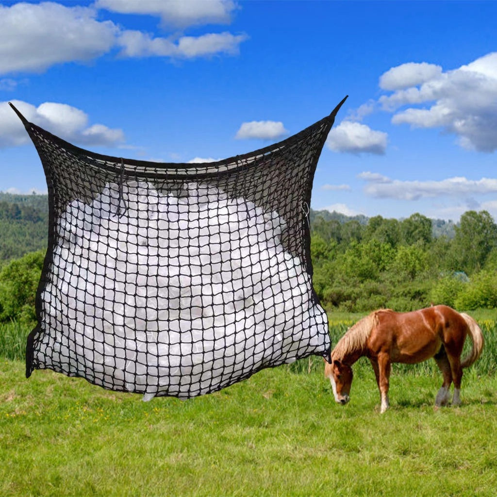 Rete Fieno "SlowFeed" Sospesa: Digestione Sana, Zero Sprechi e Massimo Benessere 🐴🌾