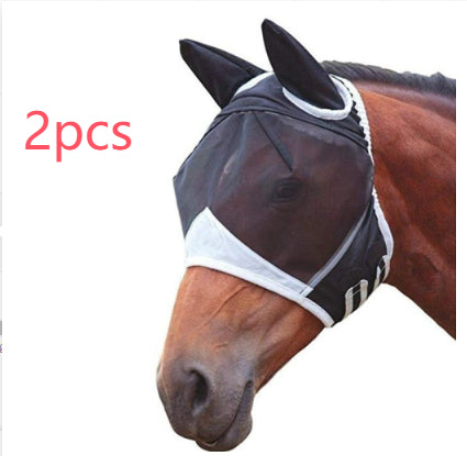 🐴🛡️ Maschera Anti mosche Traspirante per Cavalli - Comfort e Protezione Totale!