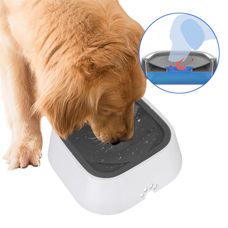 Ciotola Acqua Anti-Rovesciamento e Anti-Sgocciolamento per Cani e Gatti - Dispenser 1.5L