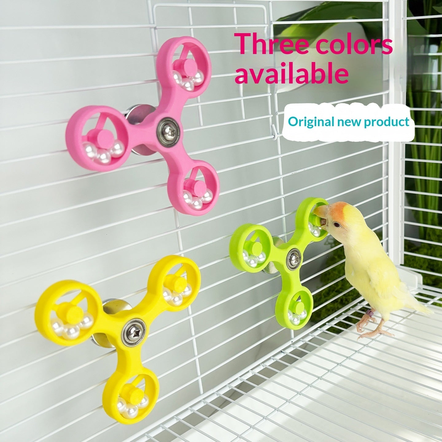 🦜🌪️ Mulino a Vento Rotante per Pappagalli - Gioco Interattivo Scaccia-Noia!