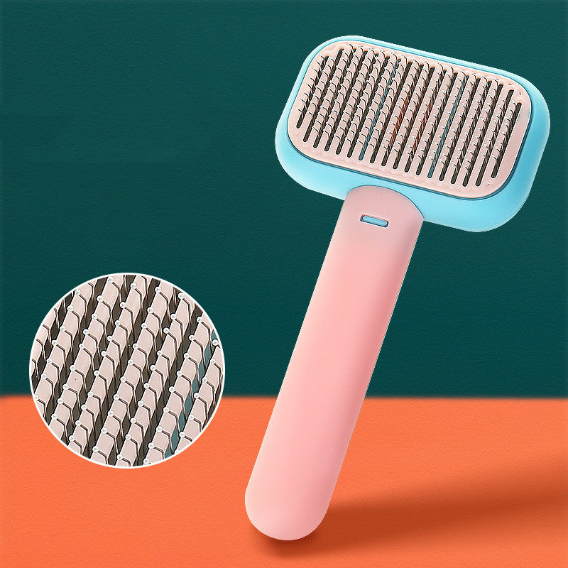 ☁️🐈 Spazzola Autopulente per Cani e Gatti con Rilascio del Pelo a Scatto!