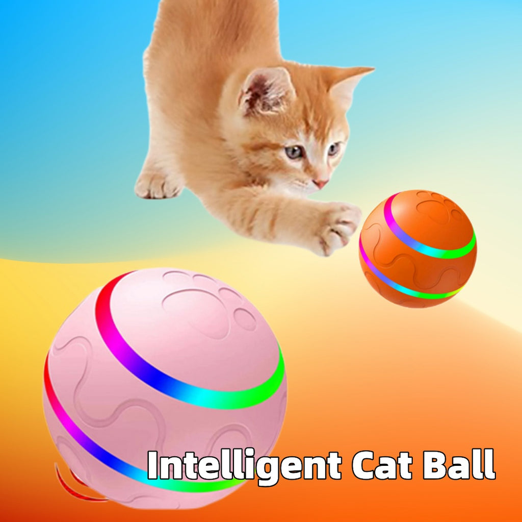 Pallina Intelligente Interattiva per Gatti - Gioco Rotante USB