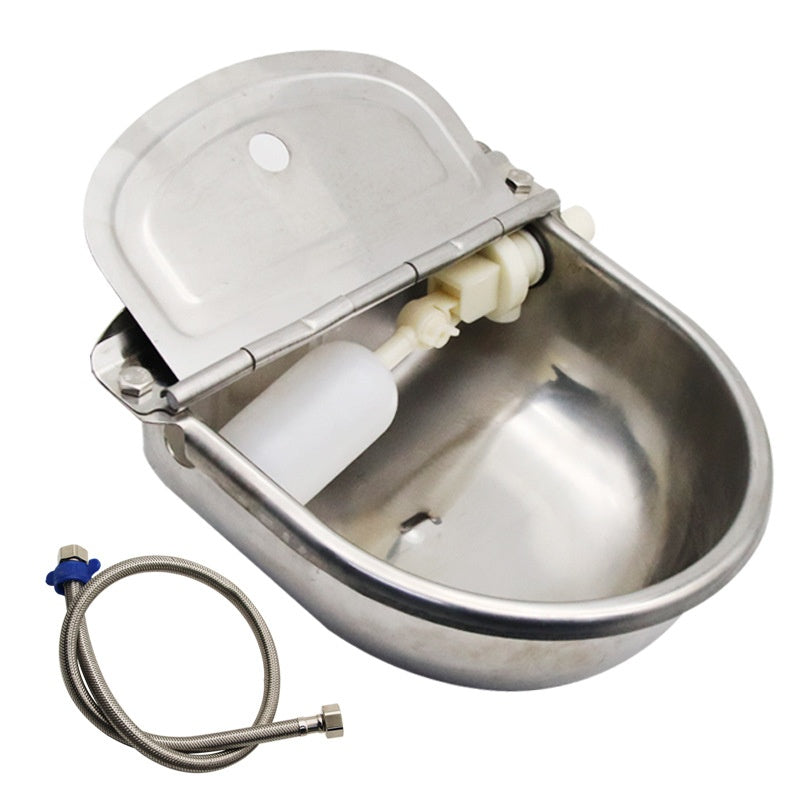 🐴💧 Abbeveratoio Automatico in Acciaio Inox con Galleggiante - Acqua Sempre Fresca!