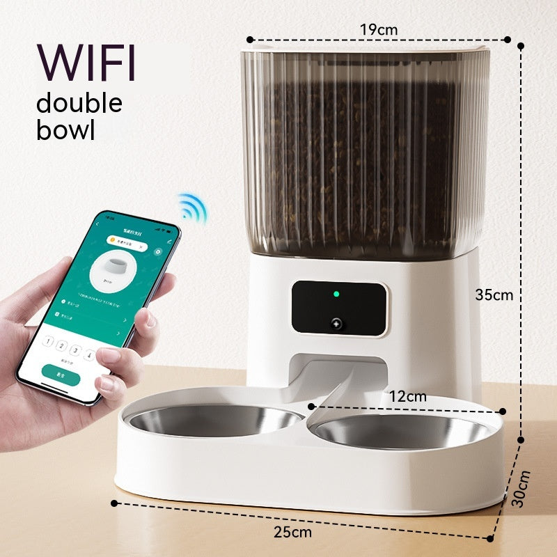 Dispenser Cibo Smart con Videocamera e App Wi-Fi