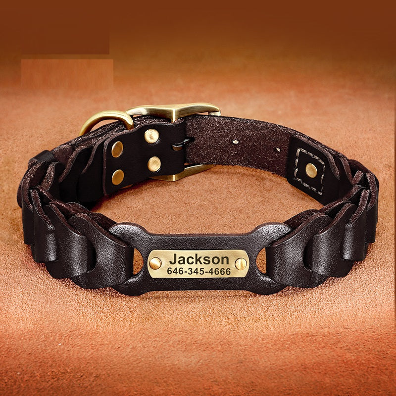 Collare Premium in Ecopelle: Stile Classico, Morbidezza Estrema e Zero Sfregamenti 🤎🐾