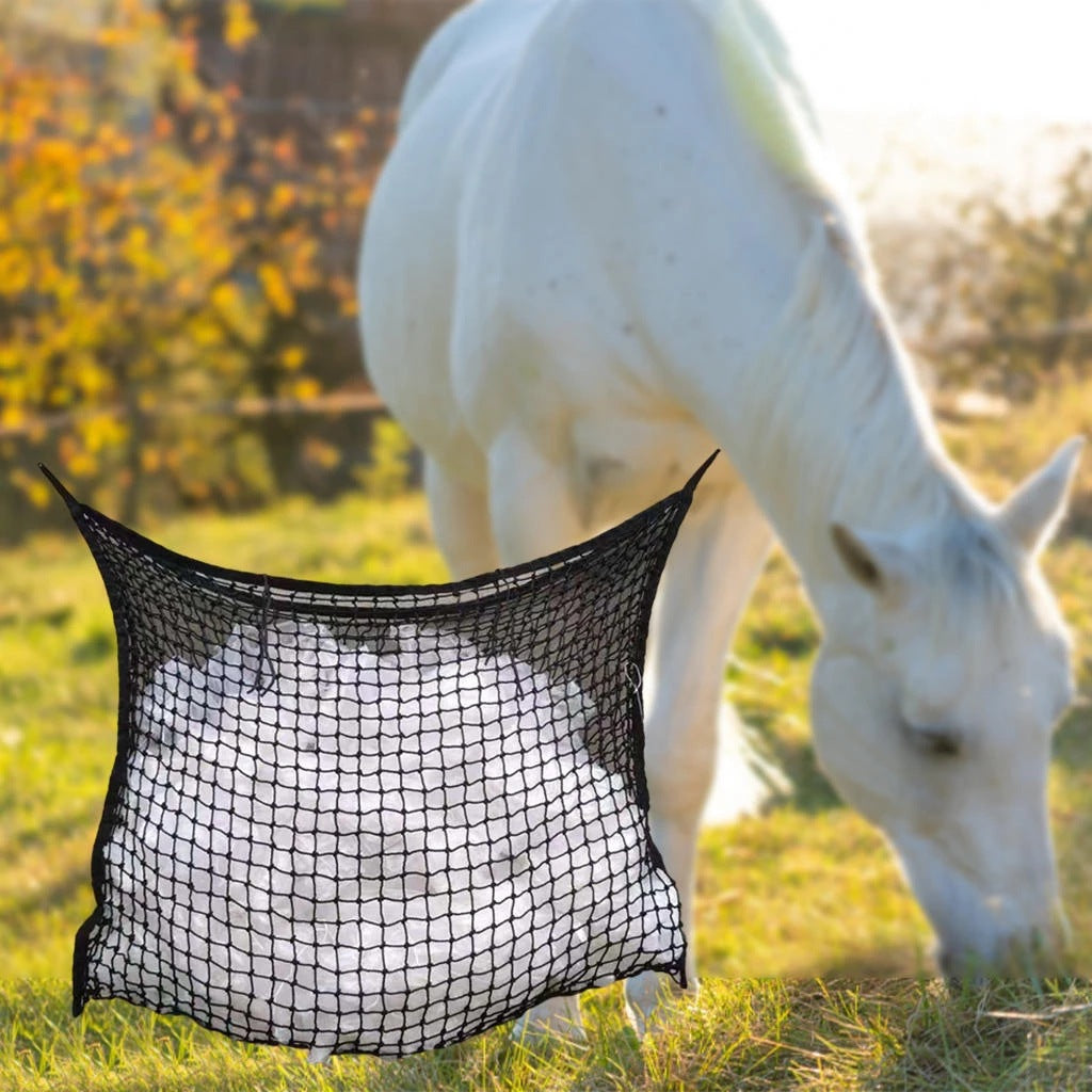 Rete Fieno "SlowFeed" Sospesa: Digestione Sana, Zero Sprechi e Massimo Benessere 🐴🌾