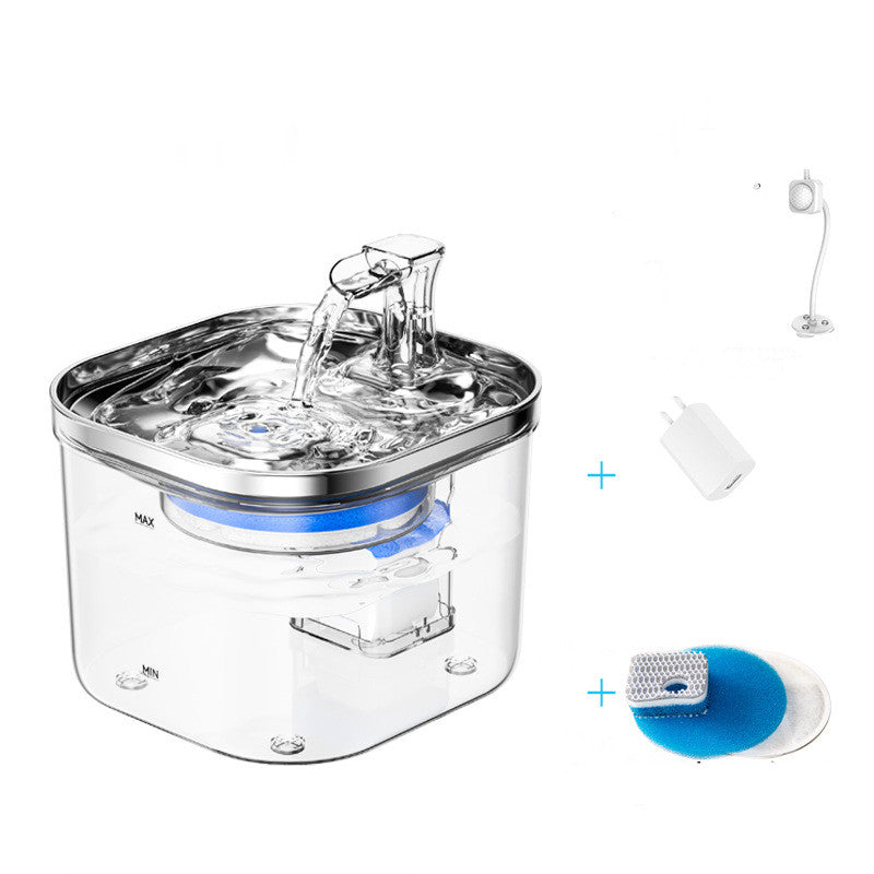 Fontana Automatica in Acciaio Inox: Acqua Sempre Fresca, Idratazione Sicura e Zero Batteri 💧🐈