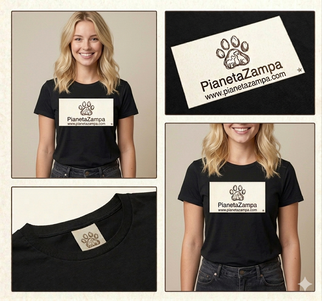 T-Shirt Ufficiale PianetaZampa : Entra a far Parte del Nostro Branco🐾