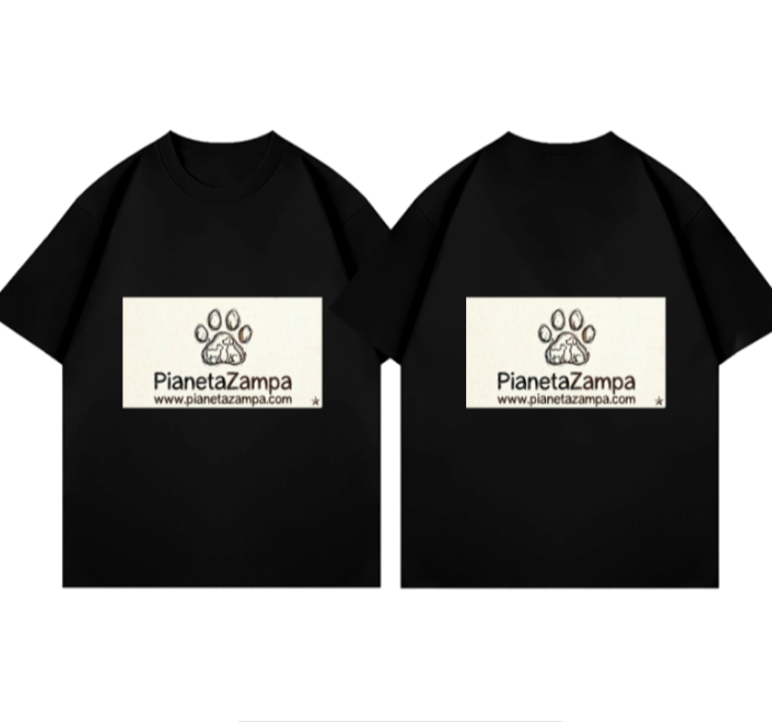 T-Shirt Ufficiale PianetaZampa : Entra a far Parte del Nostro Branco🐾