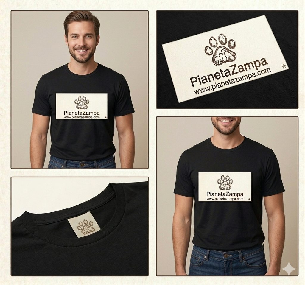 T-Shirt Ufficiale PianetaZampa : Entra a far Parte del Nostro Branco🐾