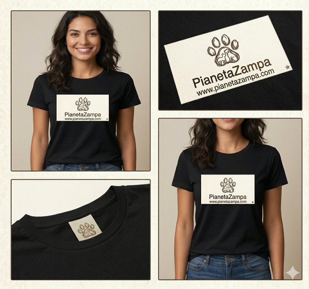 T-Shirt Ufficiale PianetaZampa : Entra a far Parte del Nostro Branco🐾